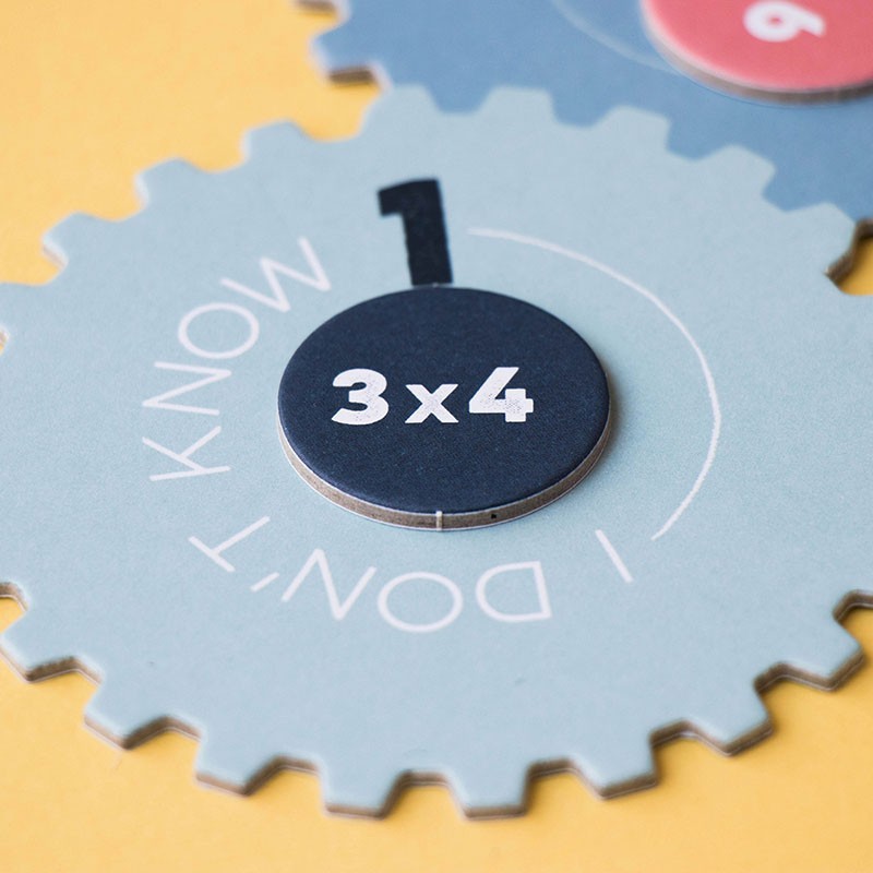 Didactic game to multiply